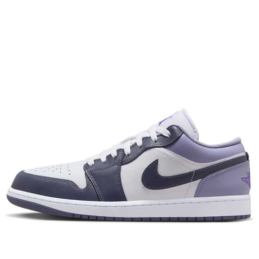 Air Jordan 1 Low 'White Purple' - Nexoraboots