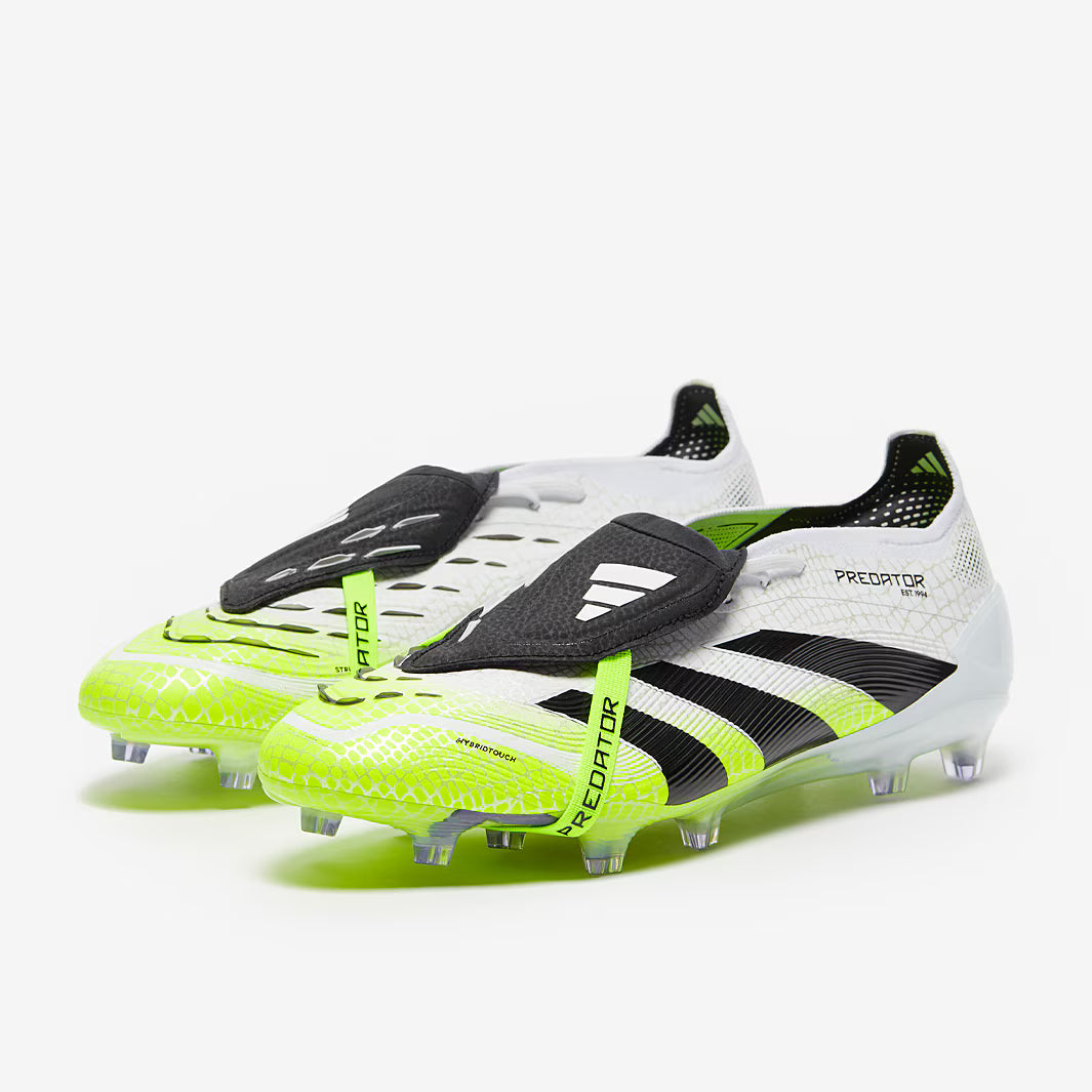 adidas Predator Elite FT FG blanc jaune - Nexoraboots