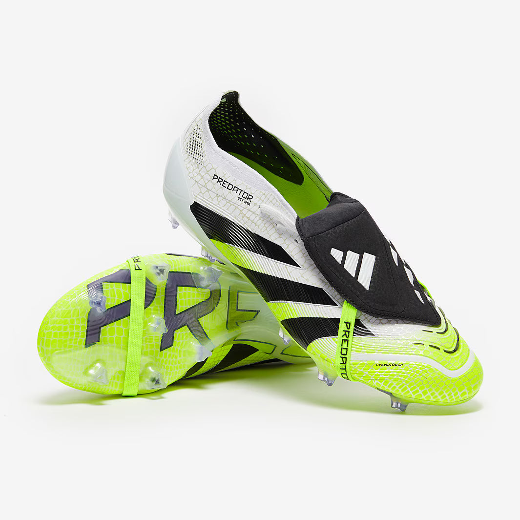 adidas Predator Elite FT FG blanc jaune - Nexoraboots