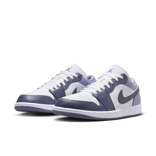 Air Jordan 1 Low 'White Purple' - Nexoraboots