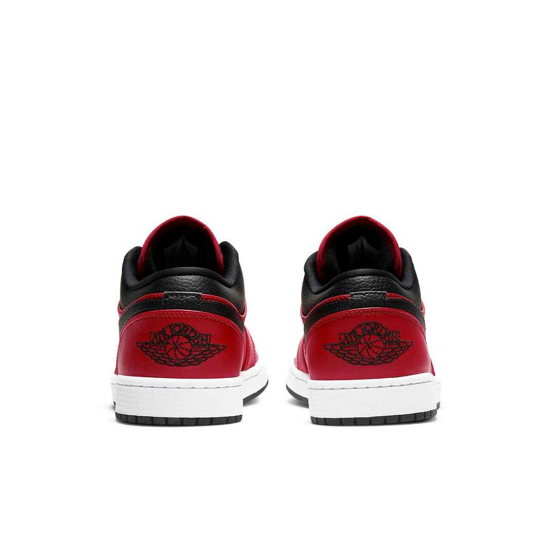 Air Jordan 1 Low 'Reverse Bred Pebbled Swoosh'