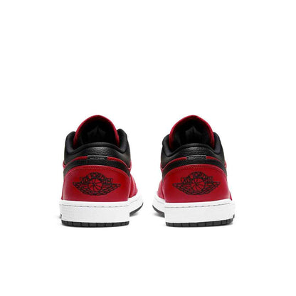 Air Jordan 1 Low 'Reverse Bred Pebbled Swoosh'