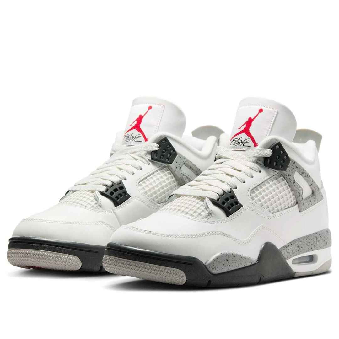 Air Jordan 4 Retro 'White Cement' - Nexoraboots