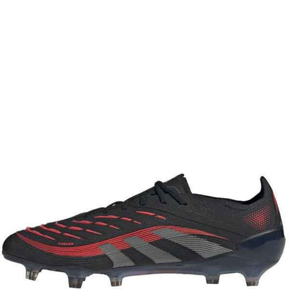 adidas Predator Elite FG Black/Grey/Lucid Red Firm Ground