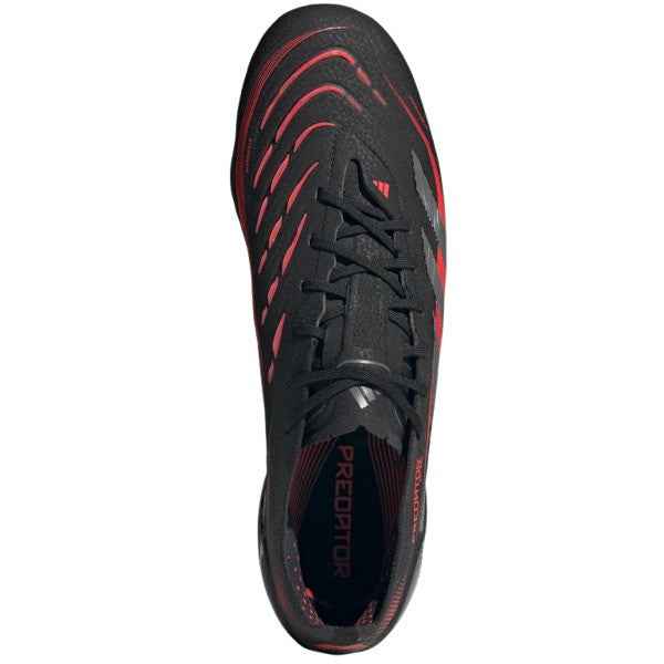 adidas Predator Elite FG Black/Grey/Lucid Red Firm Ground