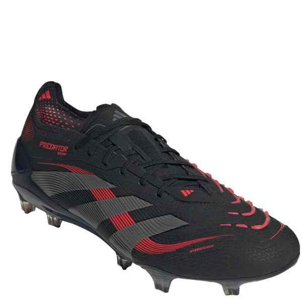 adidas Predator Elite FG Black/Grey/Lucid Red Firm Ground