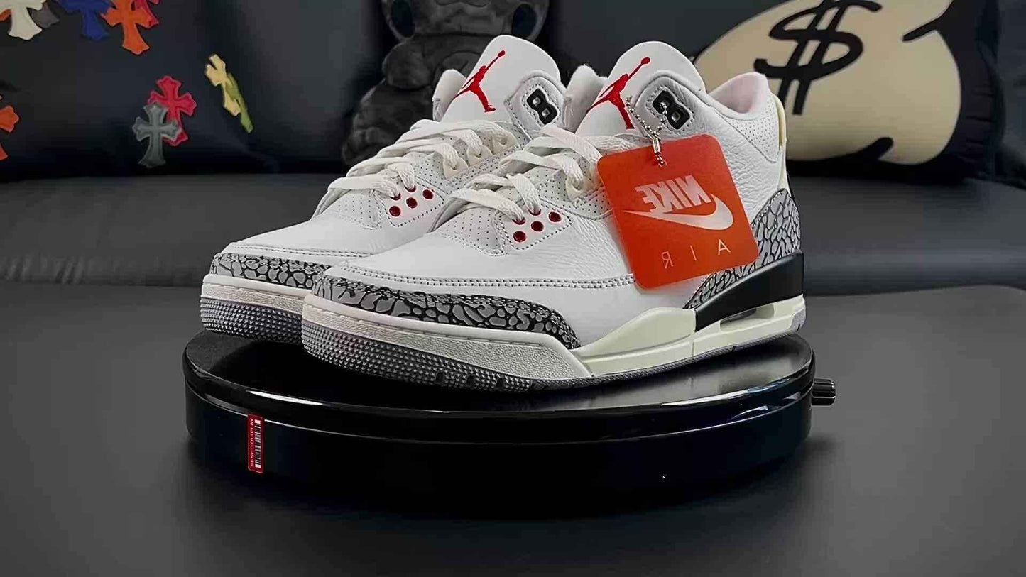 NIKE AIR JORDAN 3 WHITE CEMENT REIMAGINED