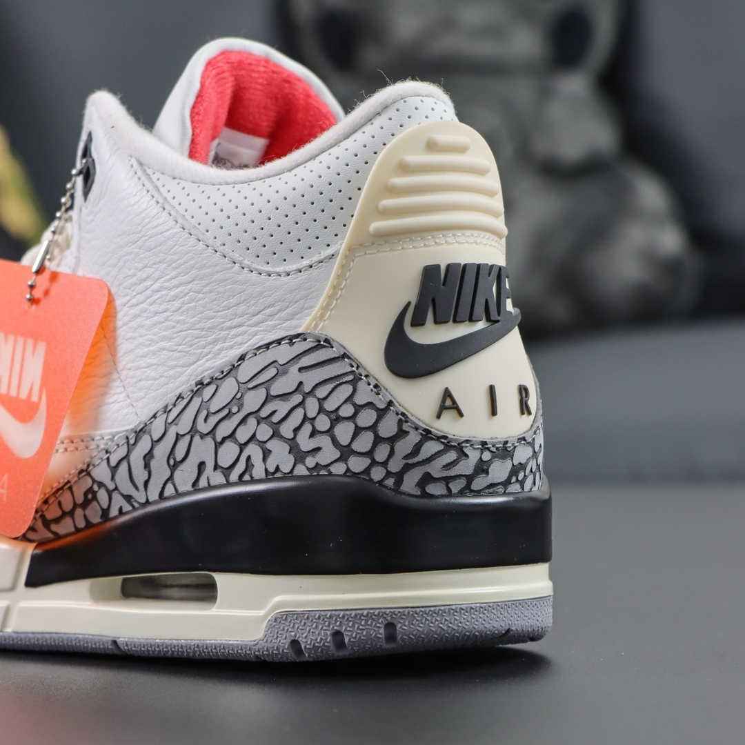 NIKE AIR JORDAN 3 WHITE CEMENT REIMAGINED