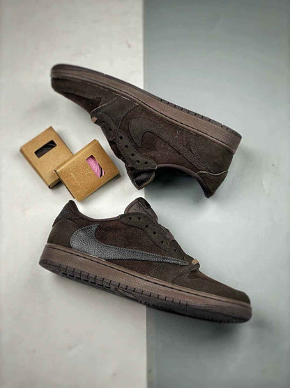 Nike Air Jordan 1 Low x Travis Scott VELVET BROWN