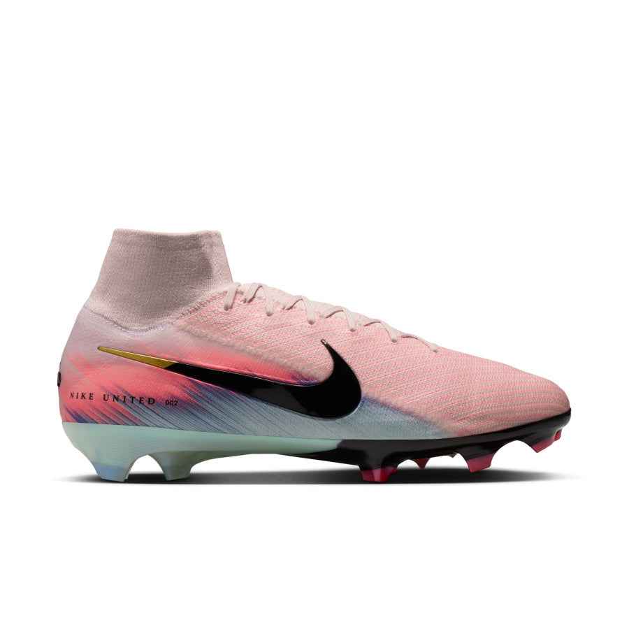 Nike Air Zoom Mercurial Superfly 10 Elite FG rose bleu