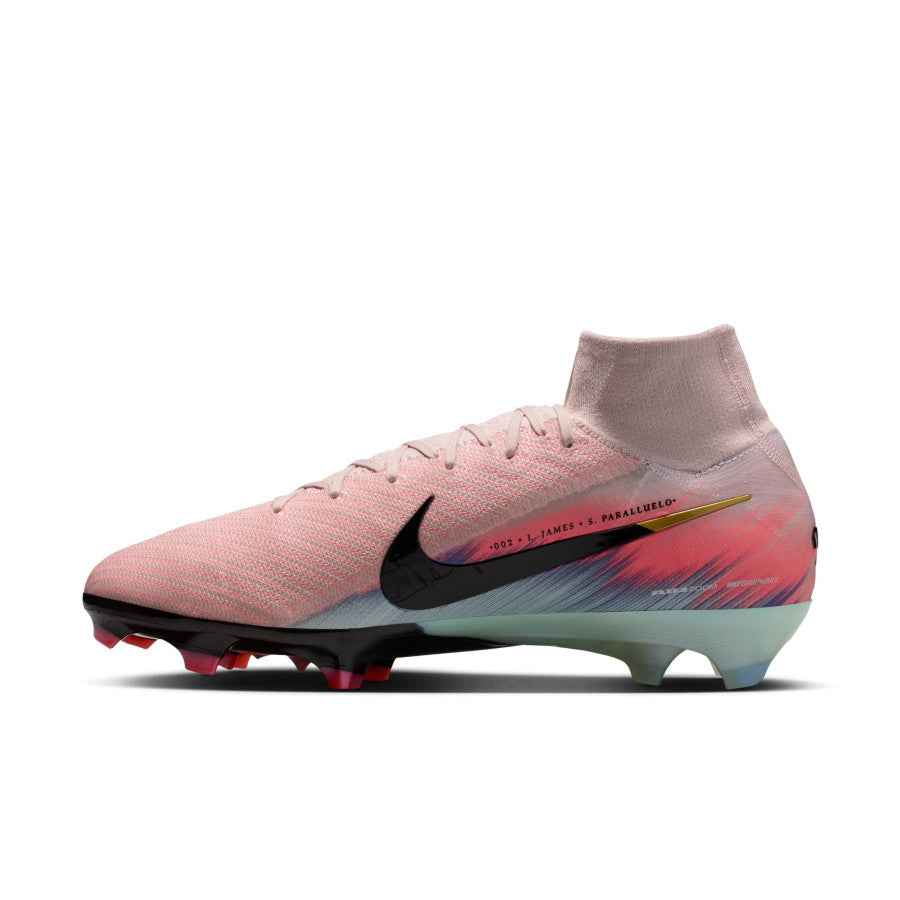 Nike Air Zoom Mercurial Superfly 10 Elite FG rose bleu