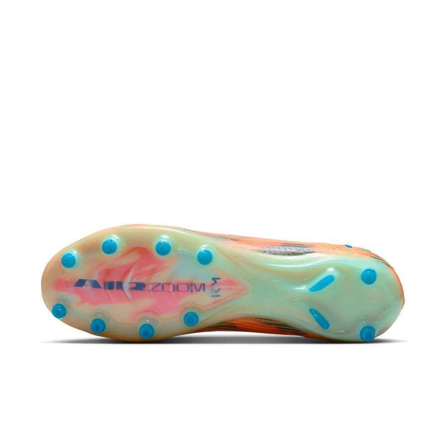 Nike Air Zoom Mercurial Vapor 16 Elite Mbappe AG-Pro orange bleu