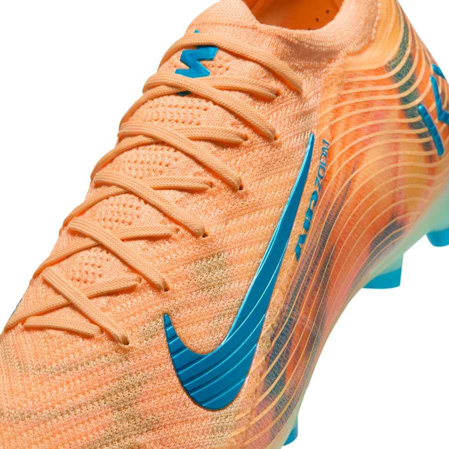 Nike Air Zoom Mercurial Vapor 16 Elite Mbappe AG-Pro orange bleu