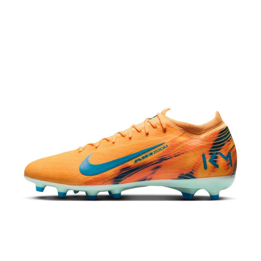 Nike Air Zoom Mercurial Vapor 16 Pro Mbappe AG-Pro orange bleu