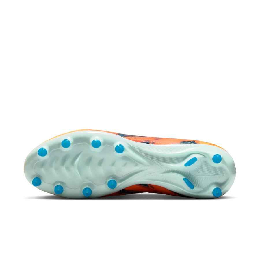 Nike Air Zoom Mercurial Vapor 16 Pro Mbappe AG-Pro orange bleu