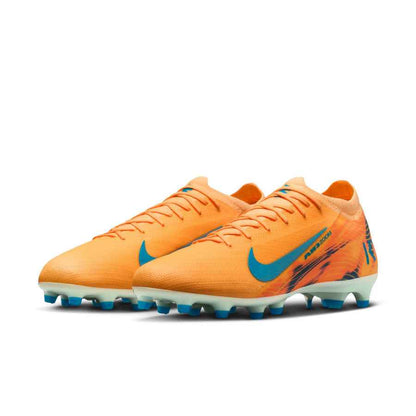 Nike Air Zoom Mercurial Vapor 16 Pro Mbappe AG-Pro orange bleu