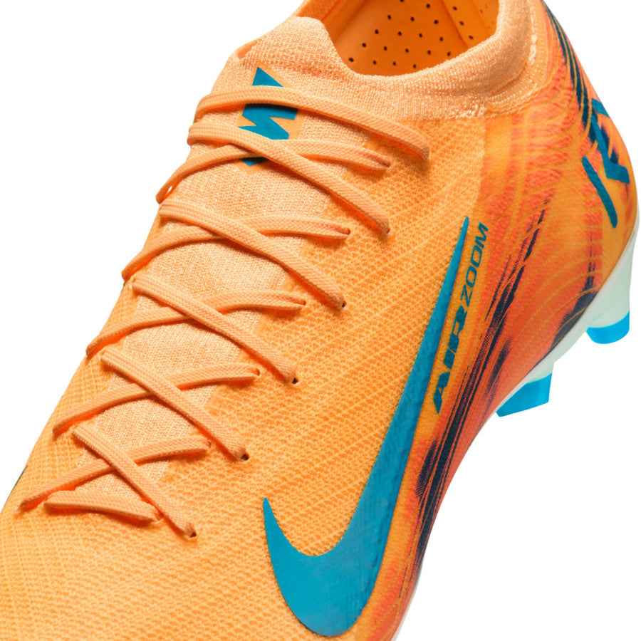 Nike Air Zoom Mercurial Vapor 16 Pro Mbappe AG-Pro orange bleu
