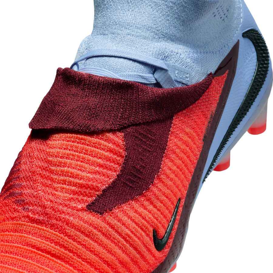 Nike Phantom 6 montante Elite AG-Pro gris rouge