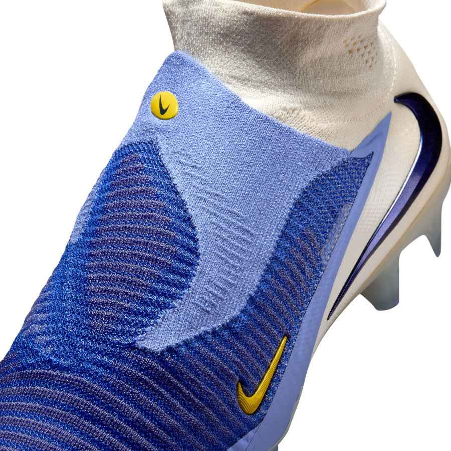 Nike Phantom 6 montante Elite FG bleu blanc