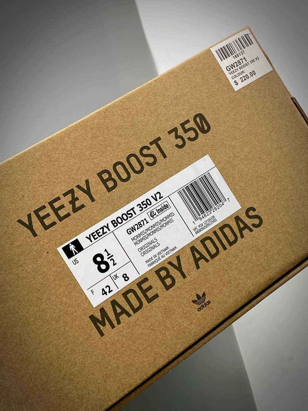 ADIDAS YEEZY BOOST 350 V2 MONO MIST