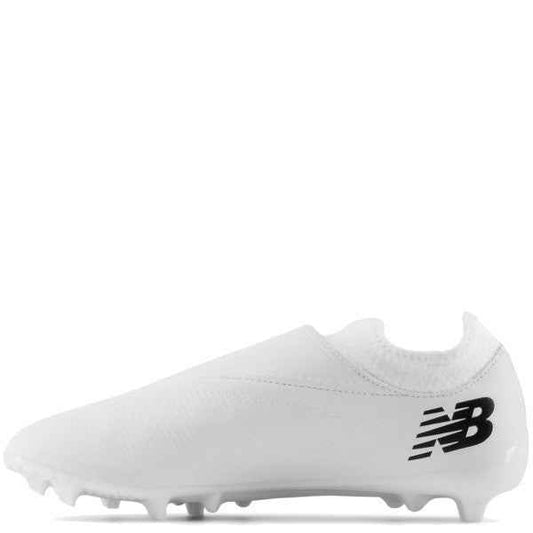 New Balance Furon V7+ Dispatch FG White/Black WIDE Soccer Cleats